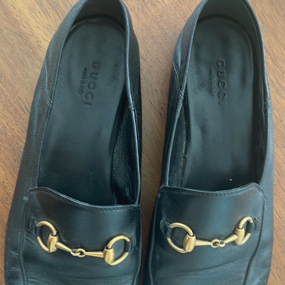 GUCCI Women's Brixton Horse-bit Loafers SIZE 37.5 - Picture 2 of 4